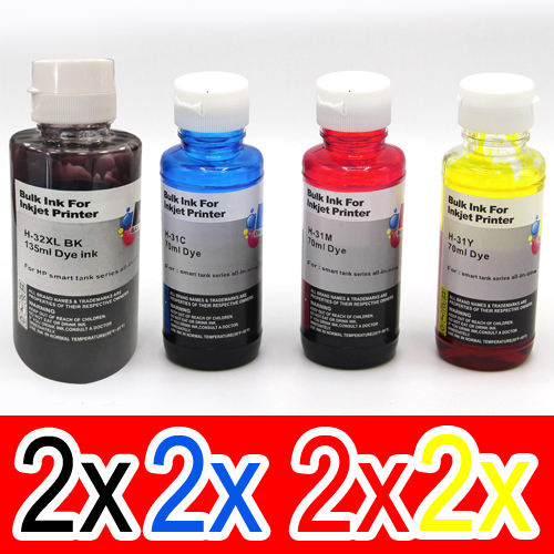 HP Smart Tank 450 (2BK,2C,2M,2Y) x8 Comp.