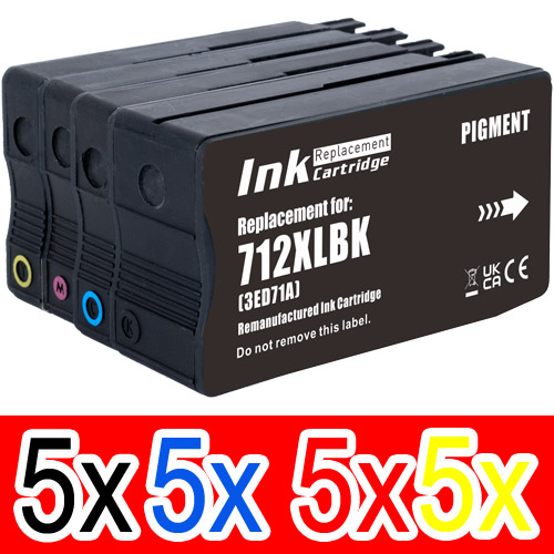 HP Designjet Studio (5BK,5C,5M,5Y) x20 Comp.