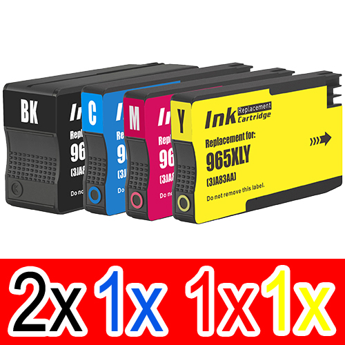 HP Officejet Pro Premier (2BK,1C,1M,1Y) x5 Comp.