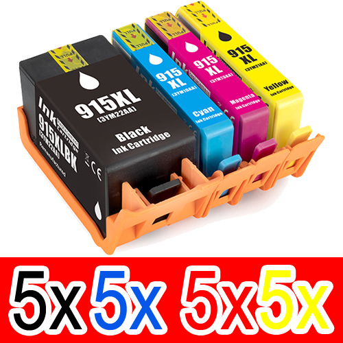 HP Officejet 8028 (5BK,5C,5M,5Y) x20 Comp.
