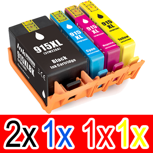 HP Officejet 8028 (2BK,1C,1M,1Y) x5 Comp.