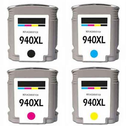 HP Officejet 8000-A809a (1BK,1C,1M,1Y) x4 Comp.