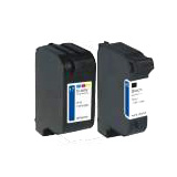HP PSC 750 C6615DA x2 Black Comp.