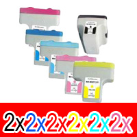 HP Photosmart 3110 (2BK,2C,2M,2Y,2LC,2LM) x12 Comp.