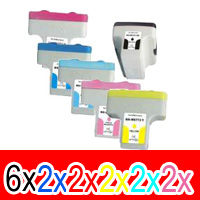 HP Photosmart 3110 (6BK,2C,2M,2Y,2LC,2LM) x16 Comp.