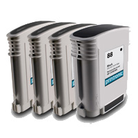 HP Officejet K550 (1BK,1C,1M,1Y) x4 Comp.