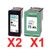HP Deskjet D4200 (2BK,1C) x3 Black Comp.