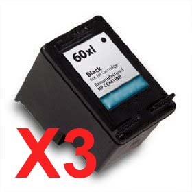 HP Deskjet D5563 CC641WA x3 Black Comp.