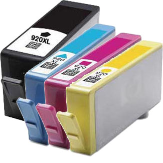 HP Officejet 6000-E609n (1BK,1C,1M,1Y) x4 Comp.