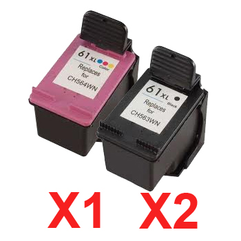 HP Officejet 4630 (2BK,1C) x3 Black Comp.