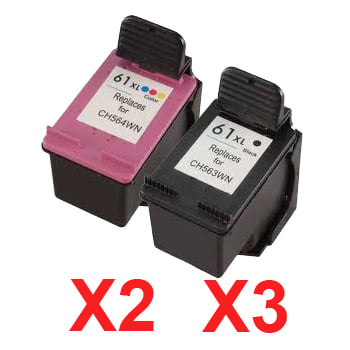 HP Officejet 4630 (3BK,2C) x5 Black Comp.