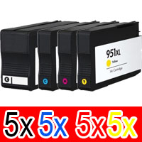 HP Officejet Pro 8630 (5BK,5C,5M,5Y) x20 Comp.