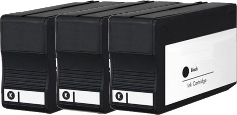 HP Officejet 7610 CN053AA x3 Black Comp.