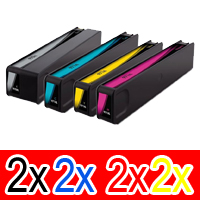 HP Officejet PRO X451dw (2BK,2C,2M,2Y) x8 Comp.