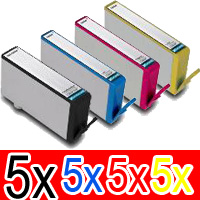 HP Officejet 4610 (5BK,5C,5M,5Y) x20 Comp.