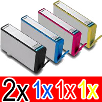 HP Officejet 4610 (2BK,1C,1M,1Y) x5 Comp.