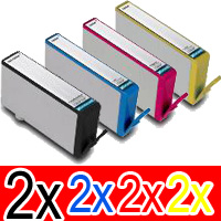 HP Officejet 4610 (2BK,2C,2M,2Y) x8 Comp.