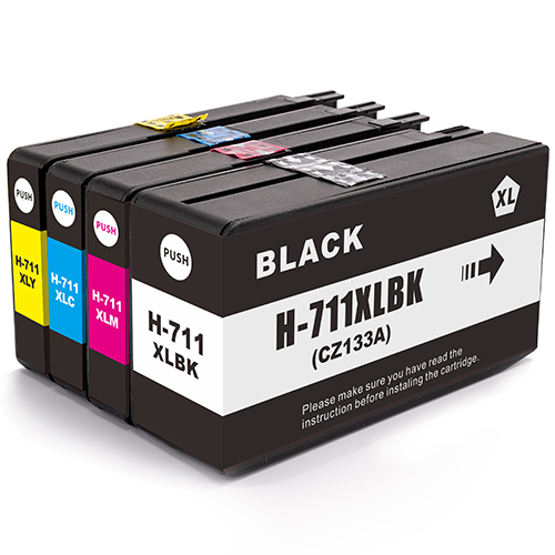 HP Designjet T100 (1BK,1C,1M,1Y) x4 Comp.