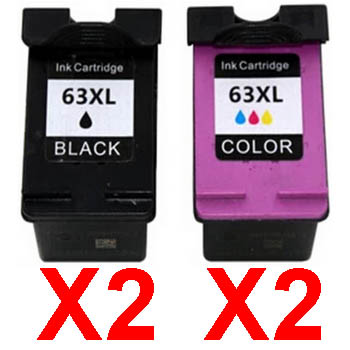 HP Officejet 5220 (2BK,2C) x4 Black Comp.