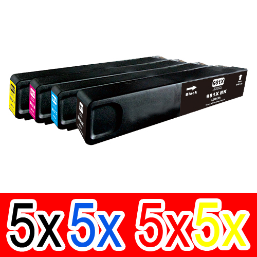 HP PageWide Enterprise 586dn (5BK,5C,5M,5Y) x20 Comp.