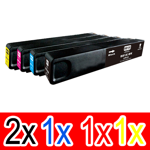 HP PageWide Enterprise 586dn (2BK,1C,1M,1Y) x5 Comp.