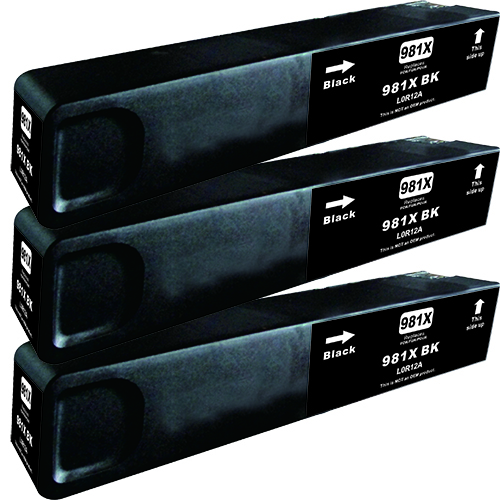 HP PageWide Enterprise 586dn L0R12A x3 Black Comp.