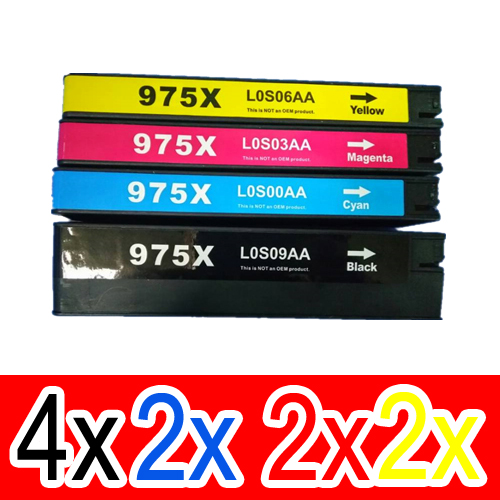 HP PageWide Pro 552 (4BK,2C,2M,2Y) x10 Comp.