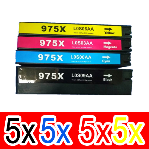HP PageWide Pro 552 (5BK,5C,5M,5Y) x20 Comp.