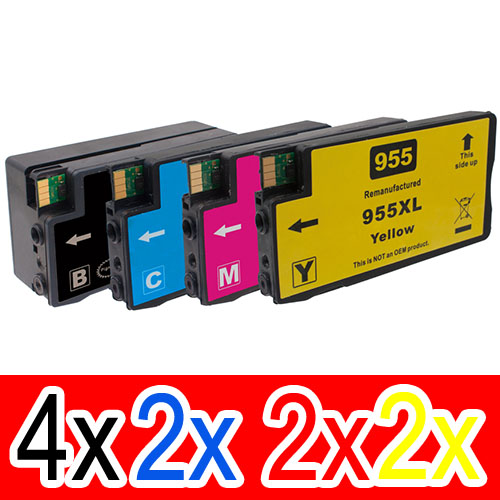 HP Officejet Pro 8745 (4BK,2C,2M,2Y) x10 Comp.