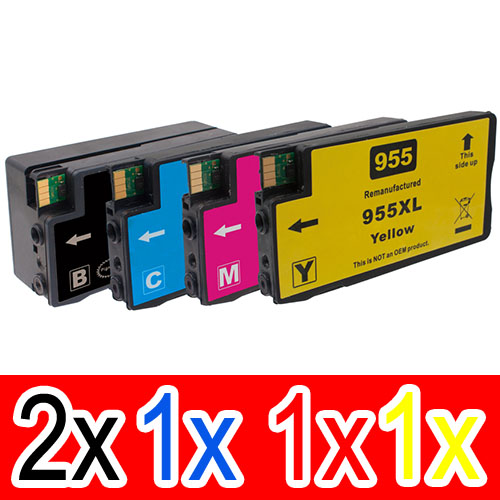HP Officejet Pro 8745 (2BK,1C,1M,1Y) x5 Comp.