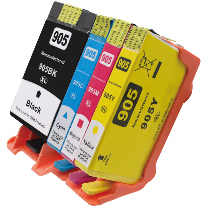 HP Officejet Pro 6950 (1BK,1C,1M,1Y) x4 Comp.