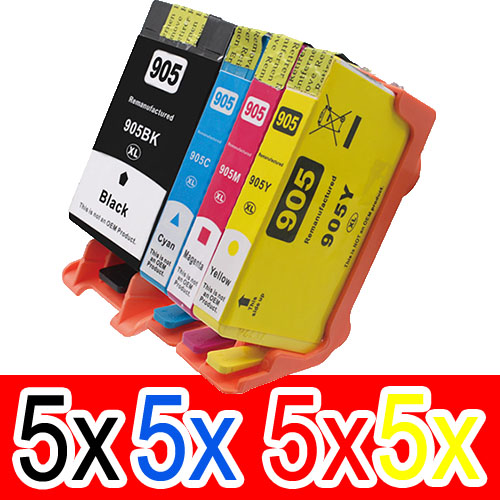 HP Officejet Pro 6950 (5BK,5C,5M,5Y) x20 Comp.