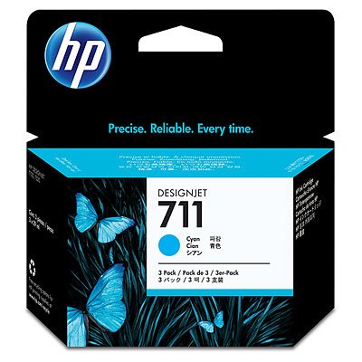 HP Designjet T100 3-Pack x1 Cyan Gen.