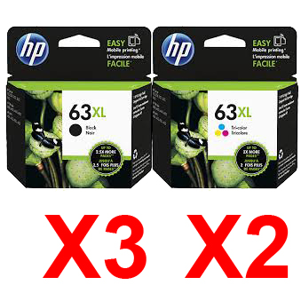 HP Officejet 5220 (3BK,2C) x5 Black Gen.