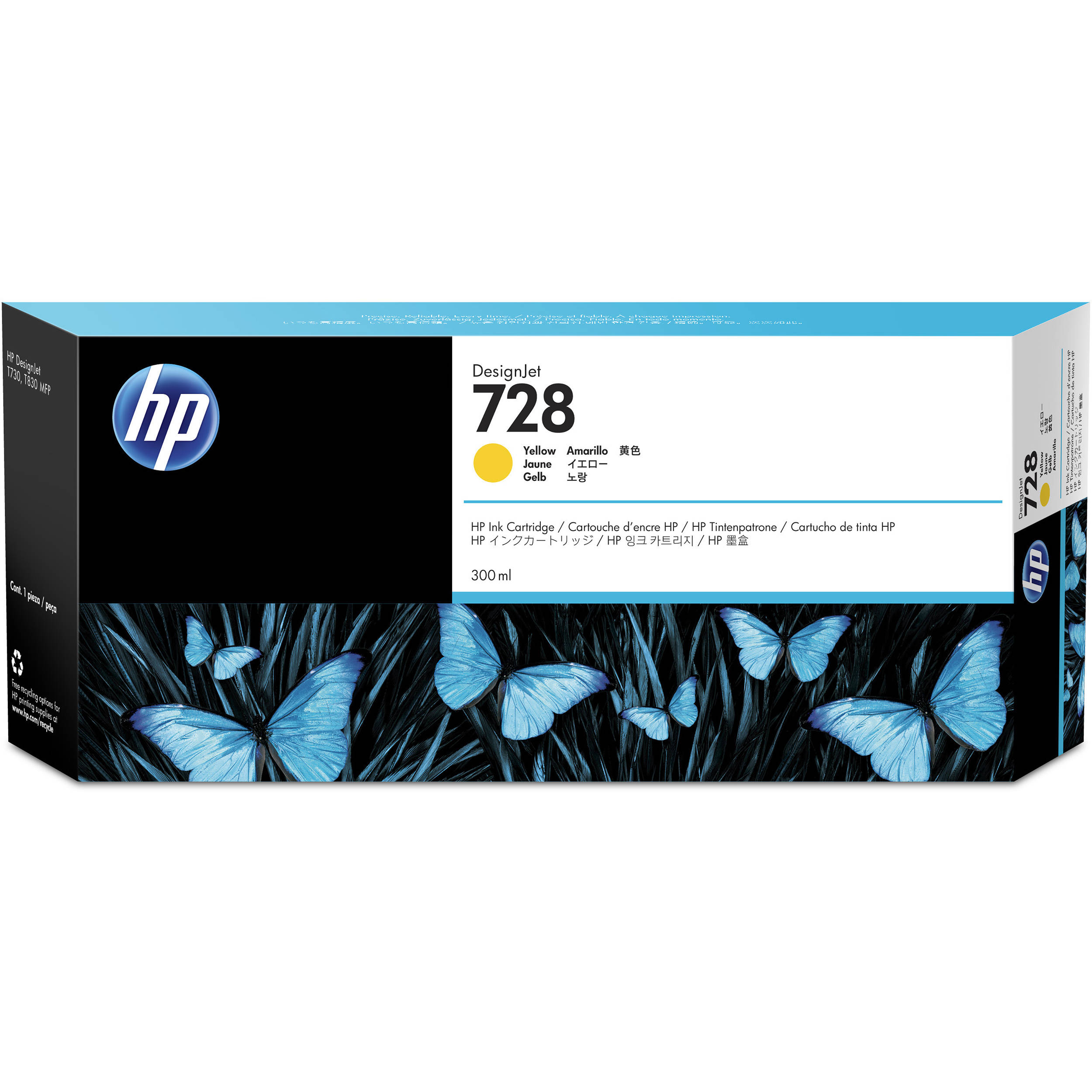 HP Designjet T730 F9K15A x1 Yellow Gen.