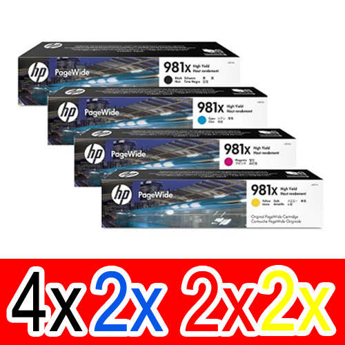 HP PageWide Enterprise 586dn (4BK,2C,2M,2Y) x10 Gen.