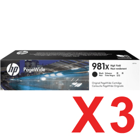 HP PageWide Enterprise 586dn L0R12A x3 Black Gen.