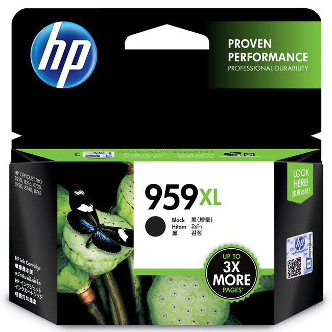 HP Officejet Pro 8745 L0R42AA x1 Black Gen.