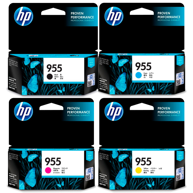 HP Officejet Pro 8745 (1BK,1C,1M,1Y) x4 Gen.