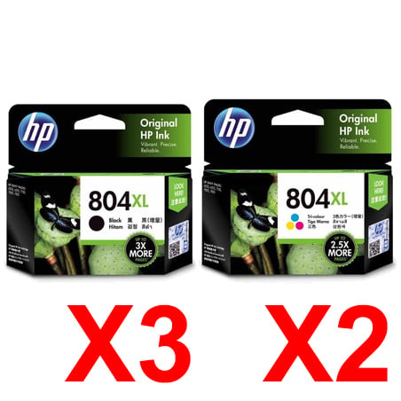 HP Tango X (3BK,2C) x5 Black Gen.