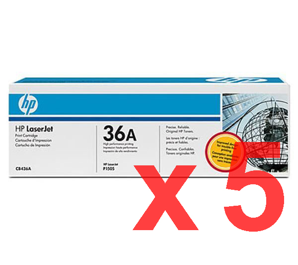HP P1505n CB436A x5 Gen.