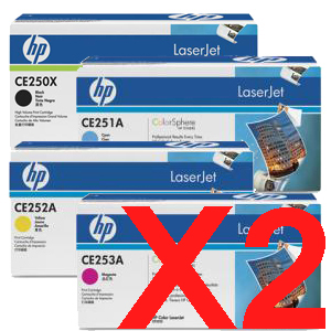 HP CM3530 MFP CE250X x2 Gen.