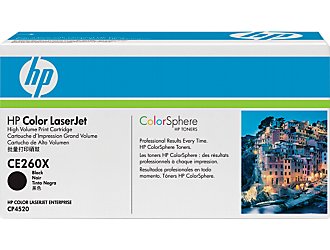 HP CP4525dn CE260X x1 Black Gen.