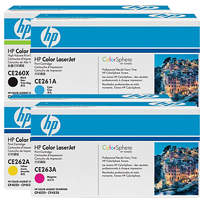HP CP4525dn CE260X x4 Gen.