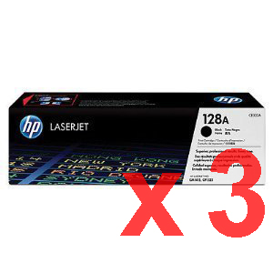 HP CP1525 CE320A x3 Black Gen.