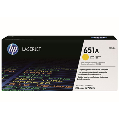 HP Enterprise 700 color MFP M775dn CE342A x1 Yellow Gen.