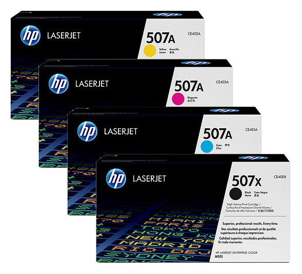 HP Enterprise 500 color M575dn CE400X x4 Gen.