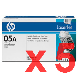 HP P2035n CE505A x5 Gen.
