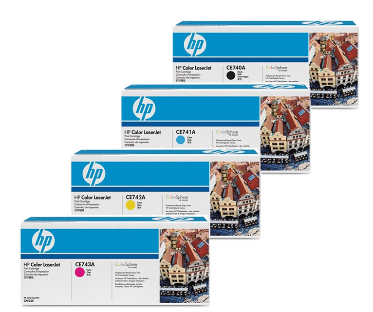 HP CP5220 CE740A x4 Gen.