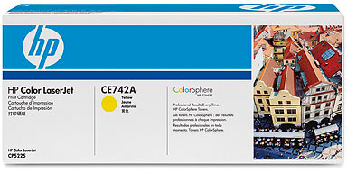 HP CP5220 CE742A x1 Yellow Gen.